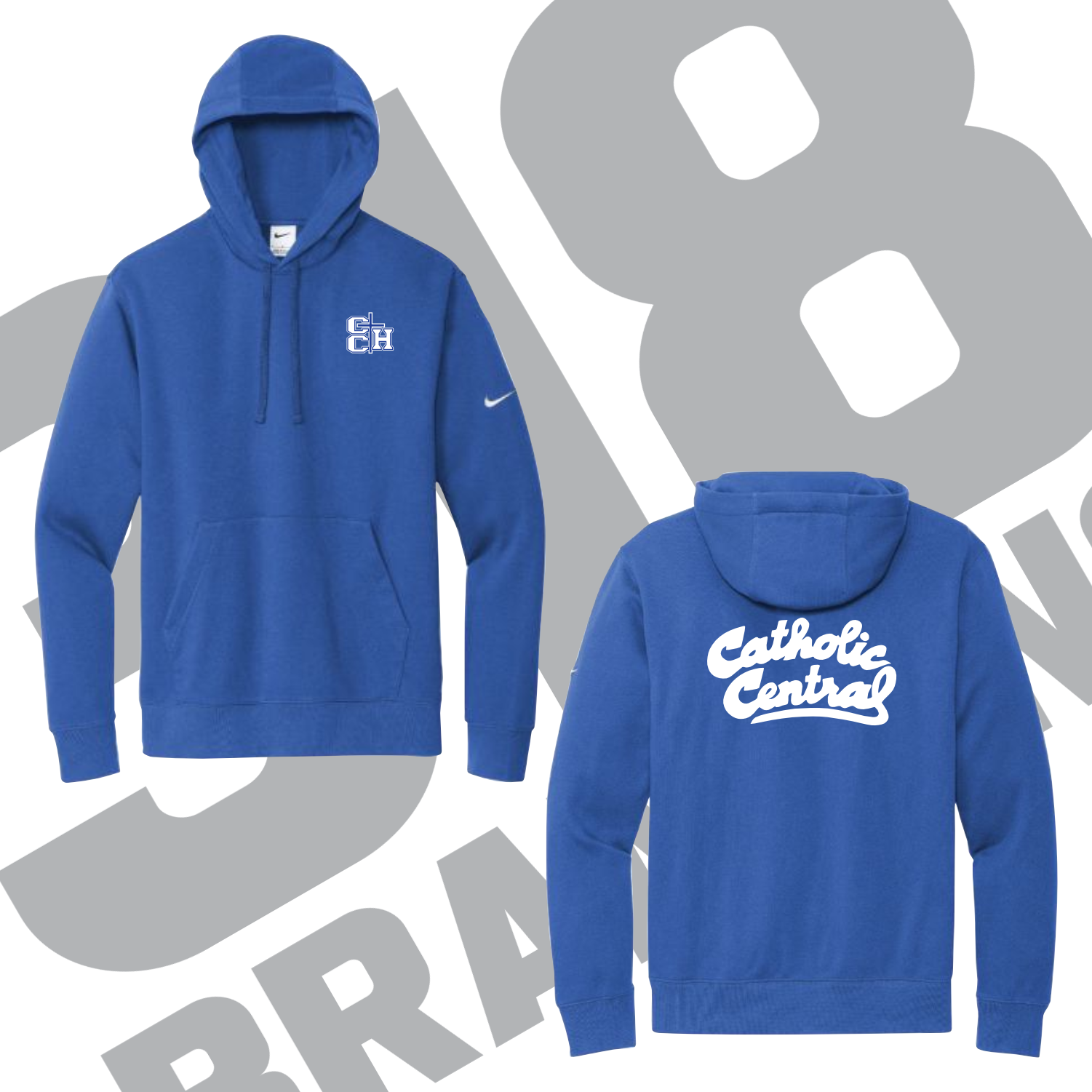 CCH - Nike "Catholic Central" Pullover Hoodie.