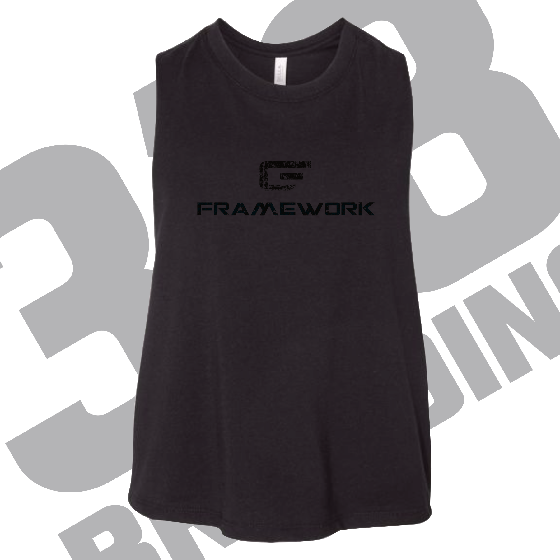 CFFW 'Framework' Racerback Cropped Tank.