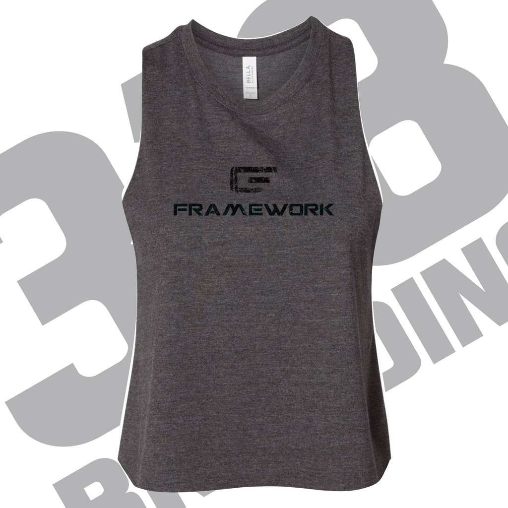 CFFW 'Framework' Racerback Cropped Tank.