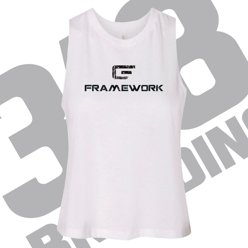CFFW 'Framework' Racerback Cropped Tank.