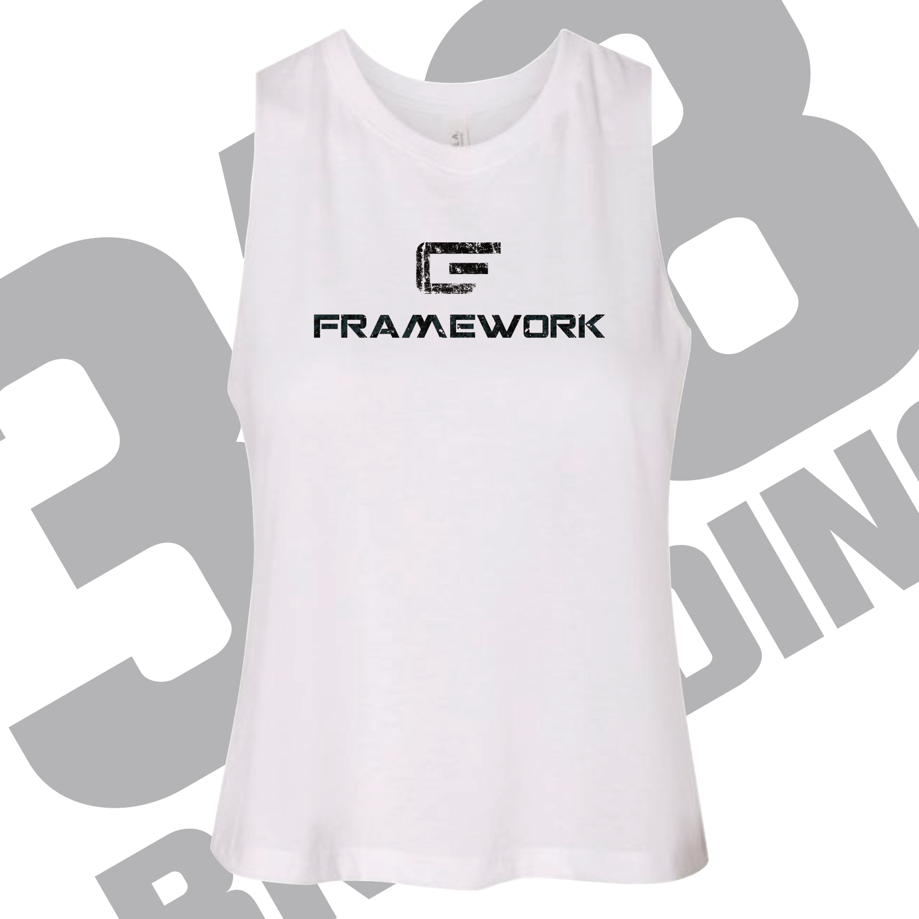 CFFW 'Framework' Racerback Cropped Tank.