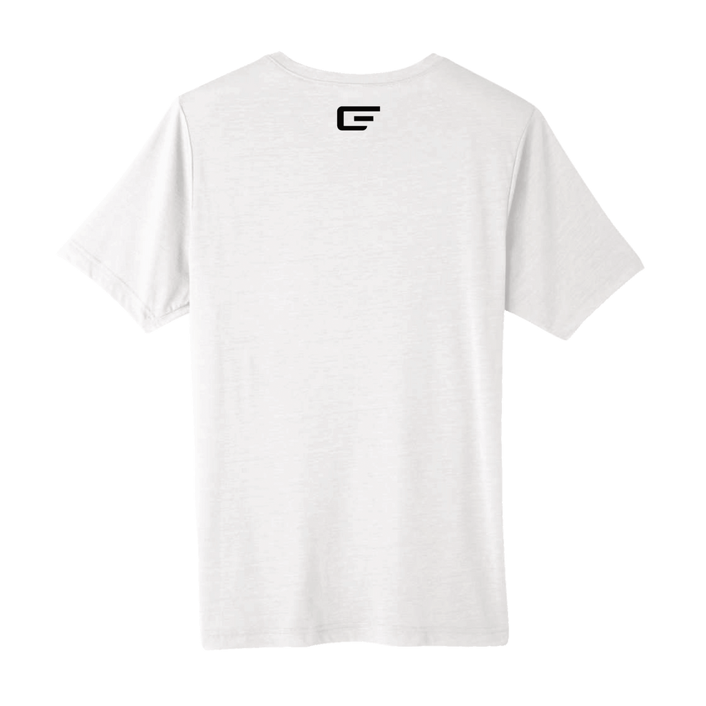CFFW 'Infinity Circle', White Performance T-Shirt.