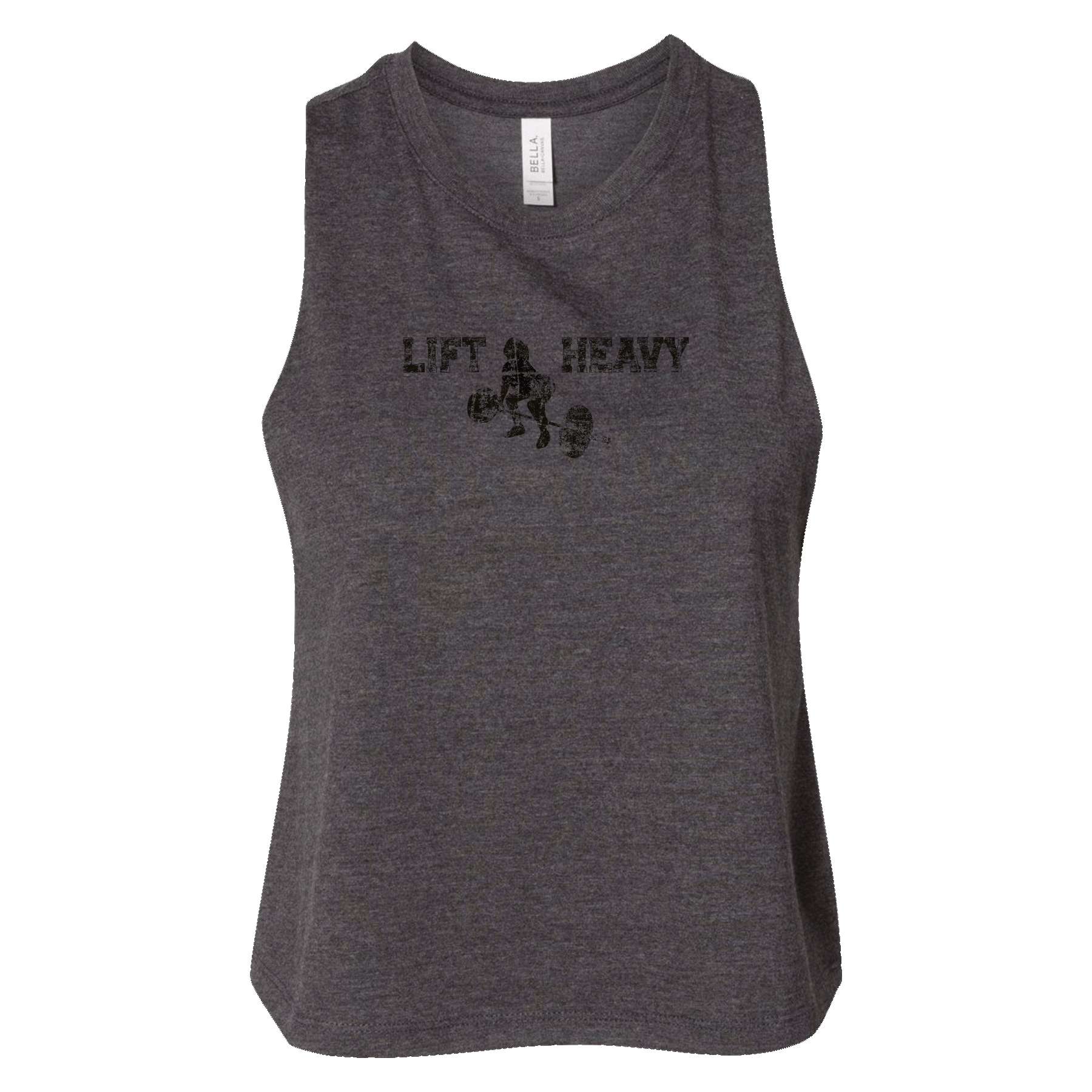 CFFW 'Lift Heavy' Cropped Racerback.
