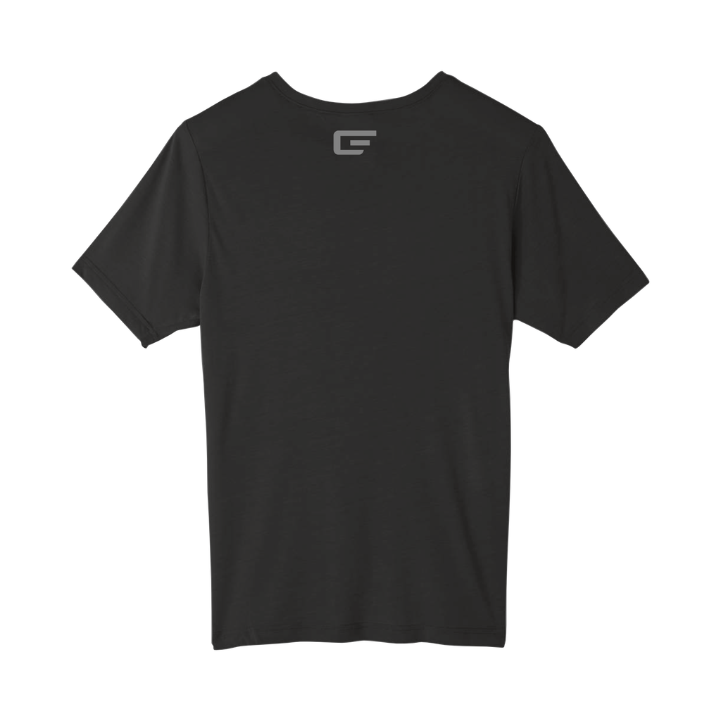 CFFW 'Infinity Circle', Black Performance T-Shirt.