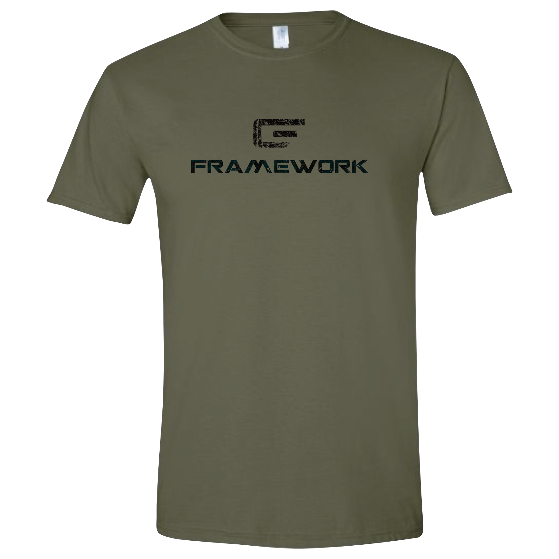 CFFW 'Classic Framework' Performance T-Shirt. Olive