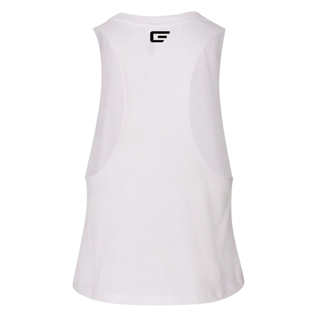 CFFW Women's 'Infinity Circle' Cropped Racerback.