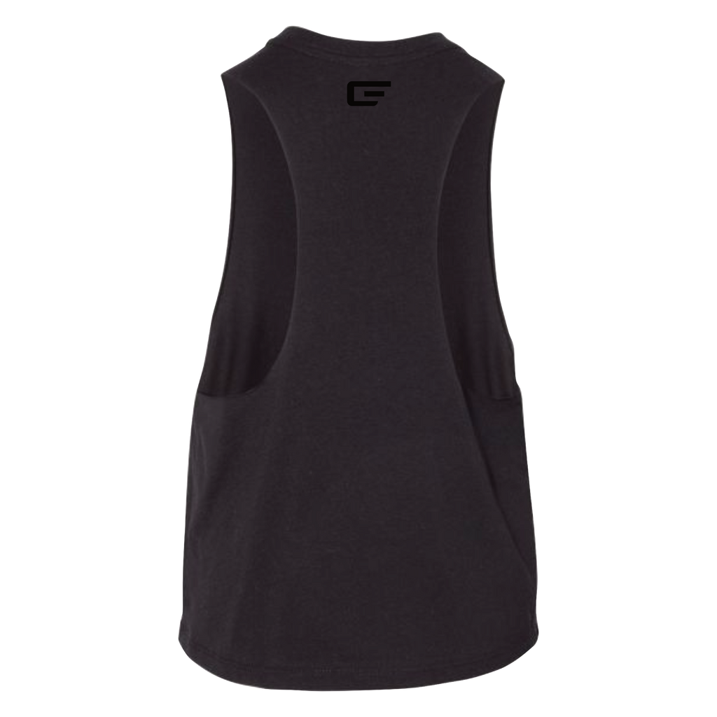 CFFW Women's 'Infinity Circle' Cropped Racerback.