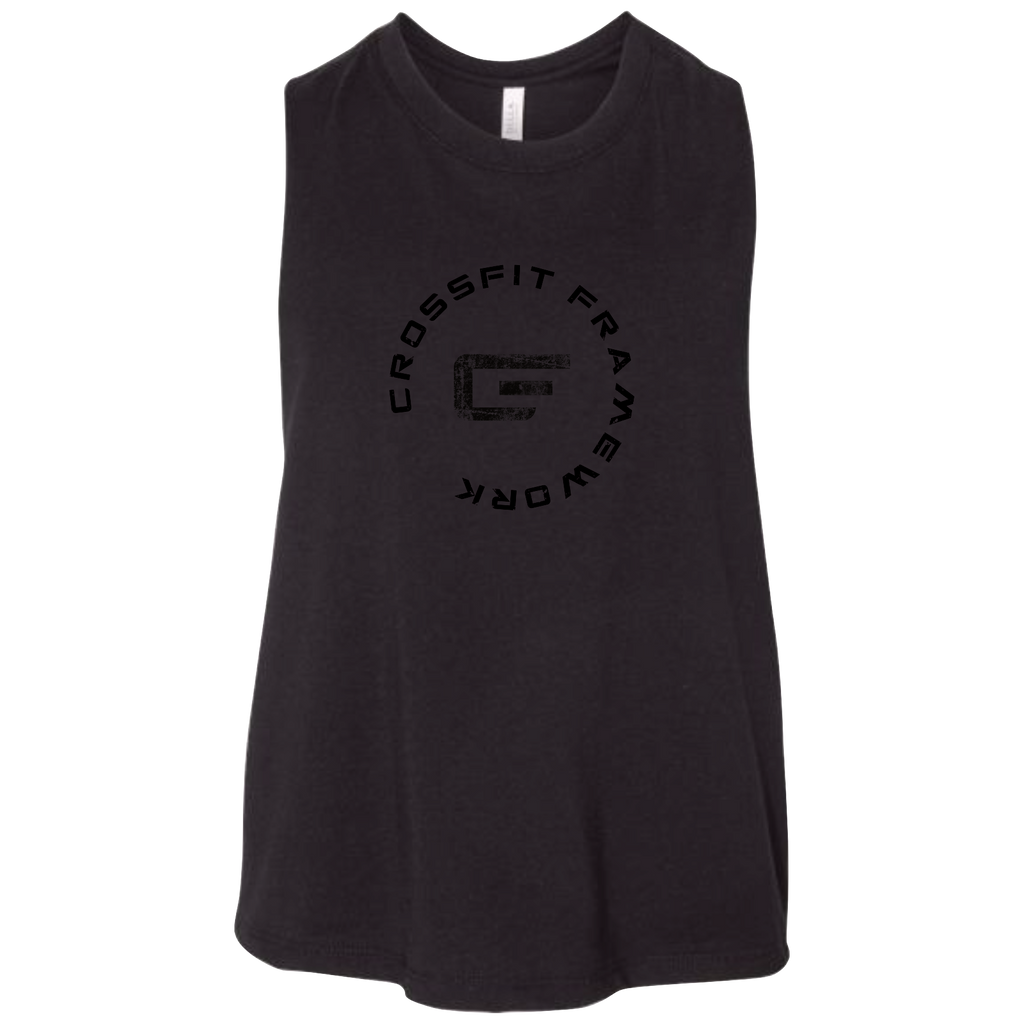 CFFW Women's 'Infinity Circle' Cropped Racerback.