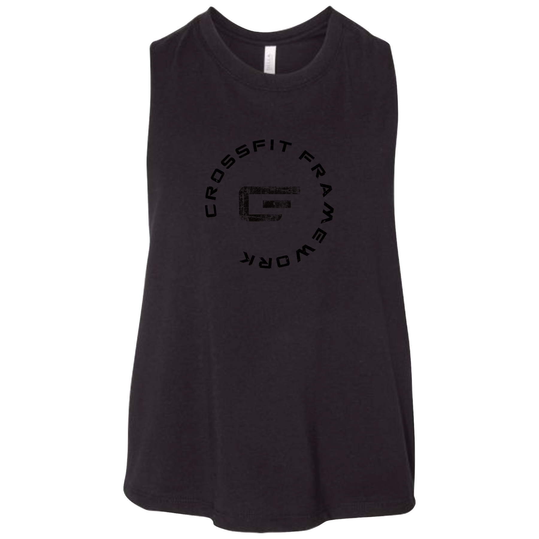 CFFW Women's 'Infinity Circle' Cropped Racerback.