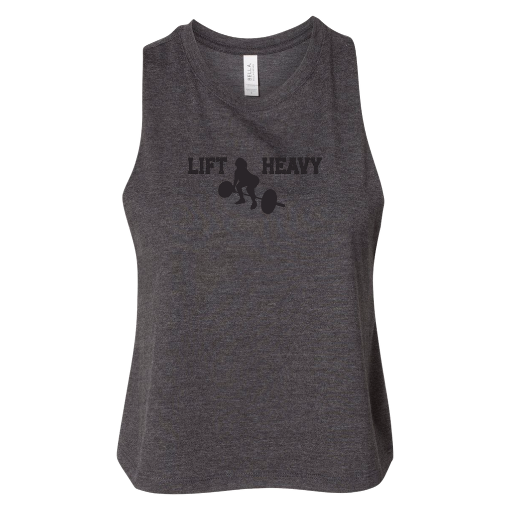 CFFW 'Lift Heavy' Cropped Racerback.