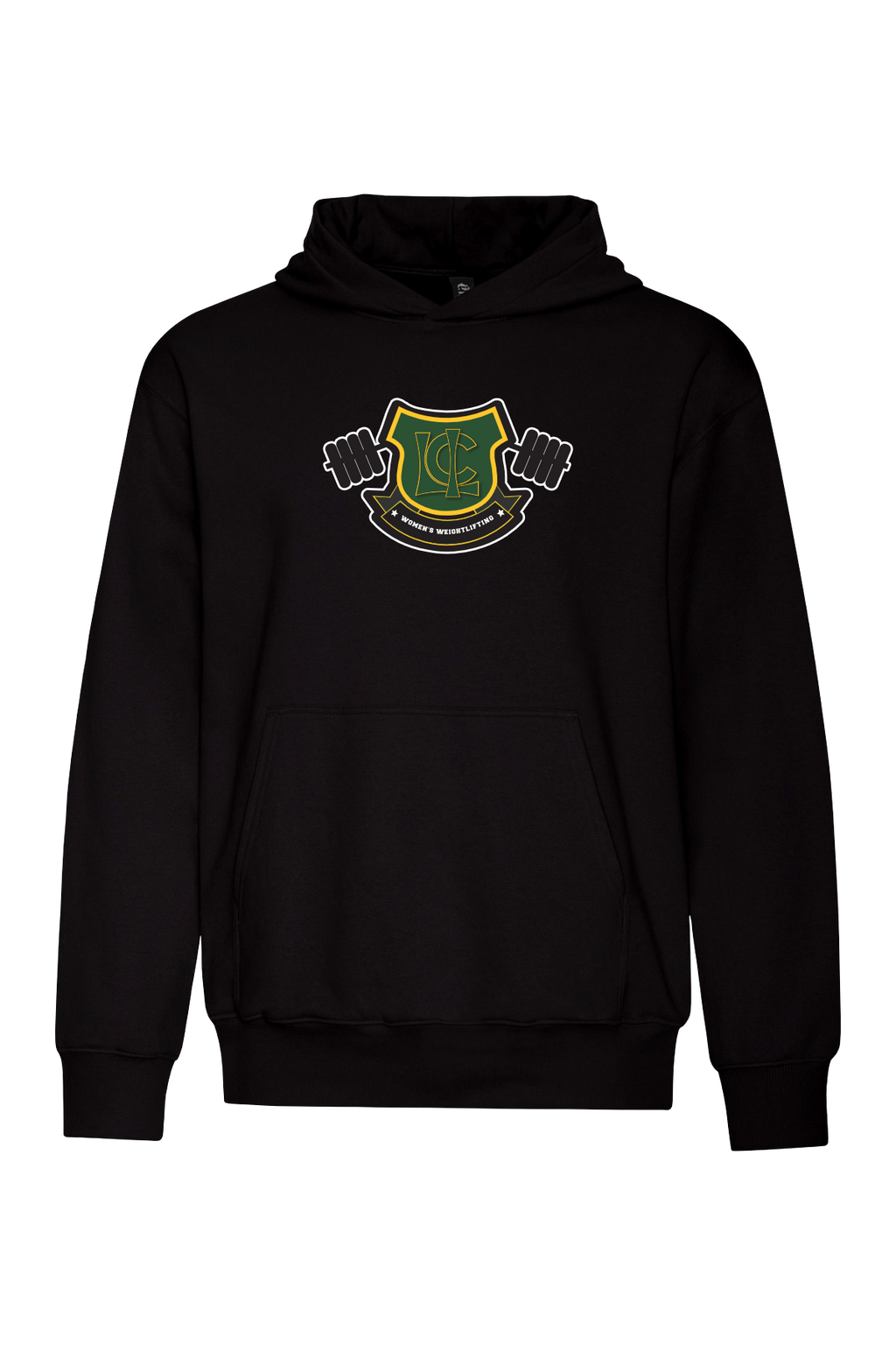 LCI Women's Weightlifting Fleece Hoodie.