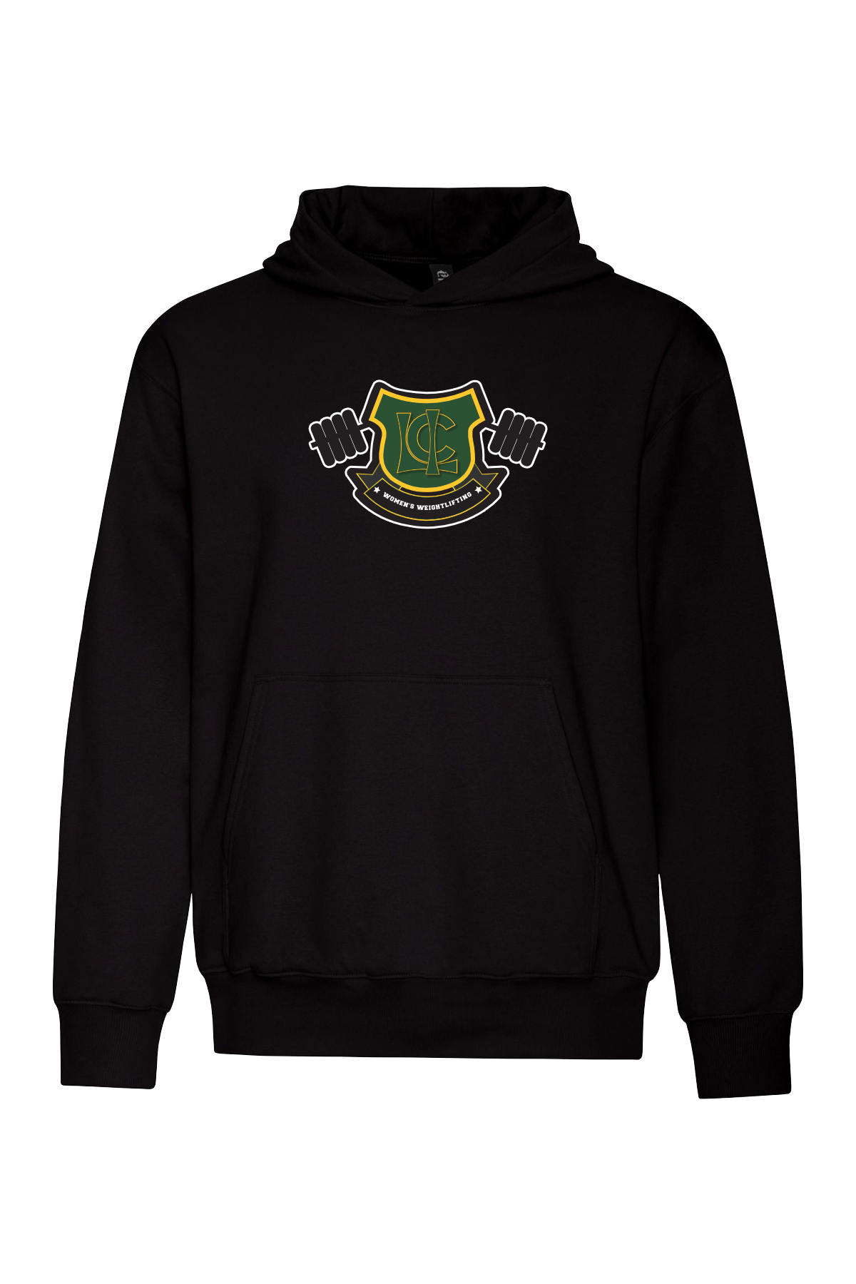 LCI Women's Weightlifting Fleece Hoodie.