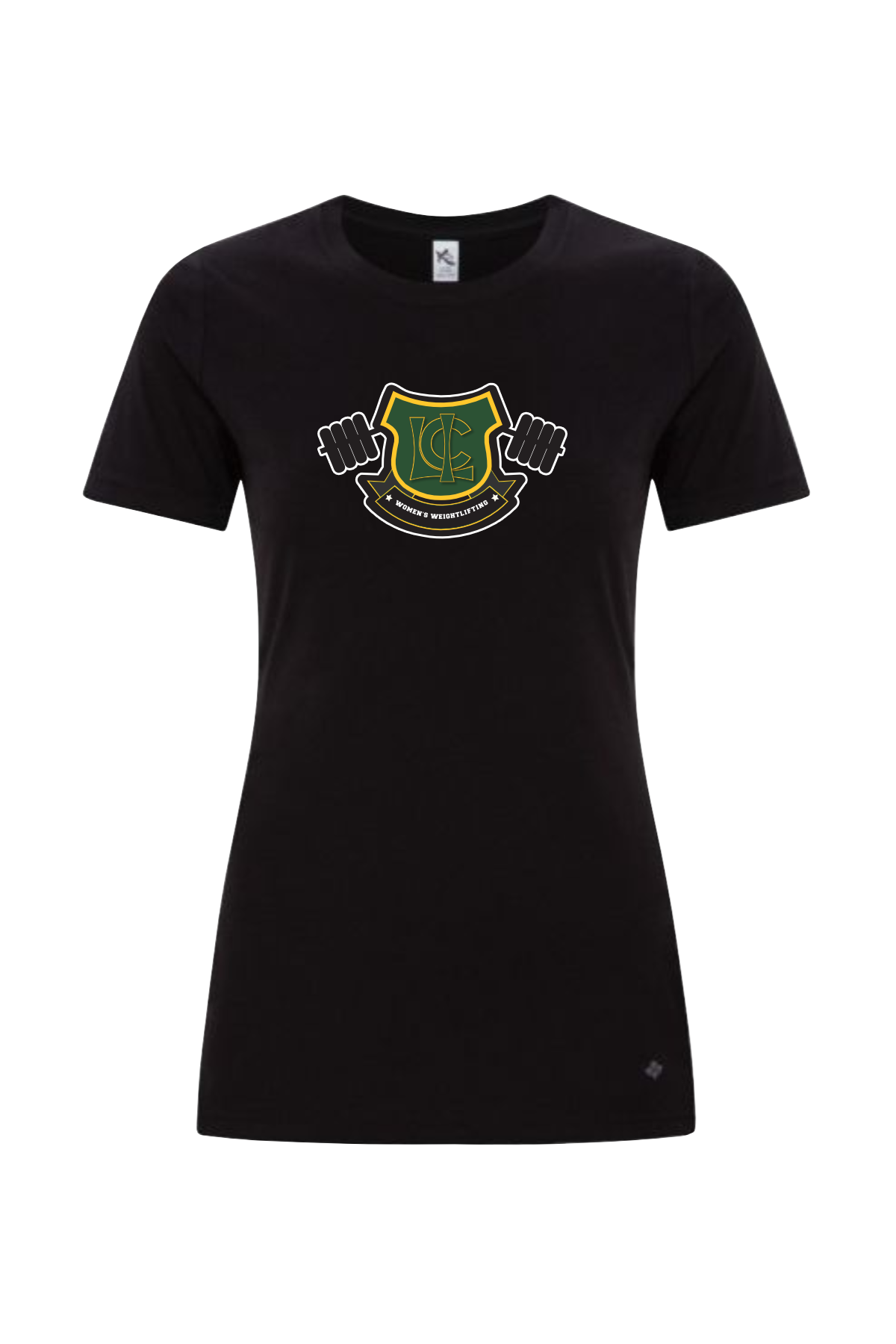 LCI Women's Weightlifting, Women's Training Tee.