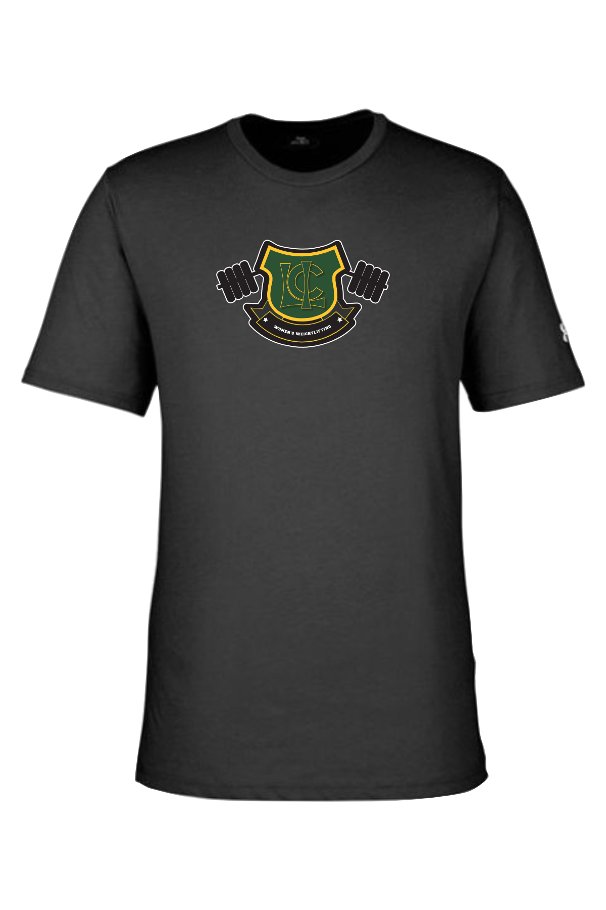 LCI Women's Weightlifting UA Raglan T-Shirt.