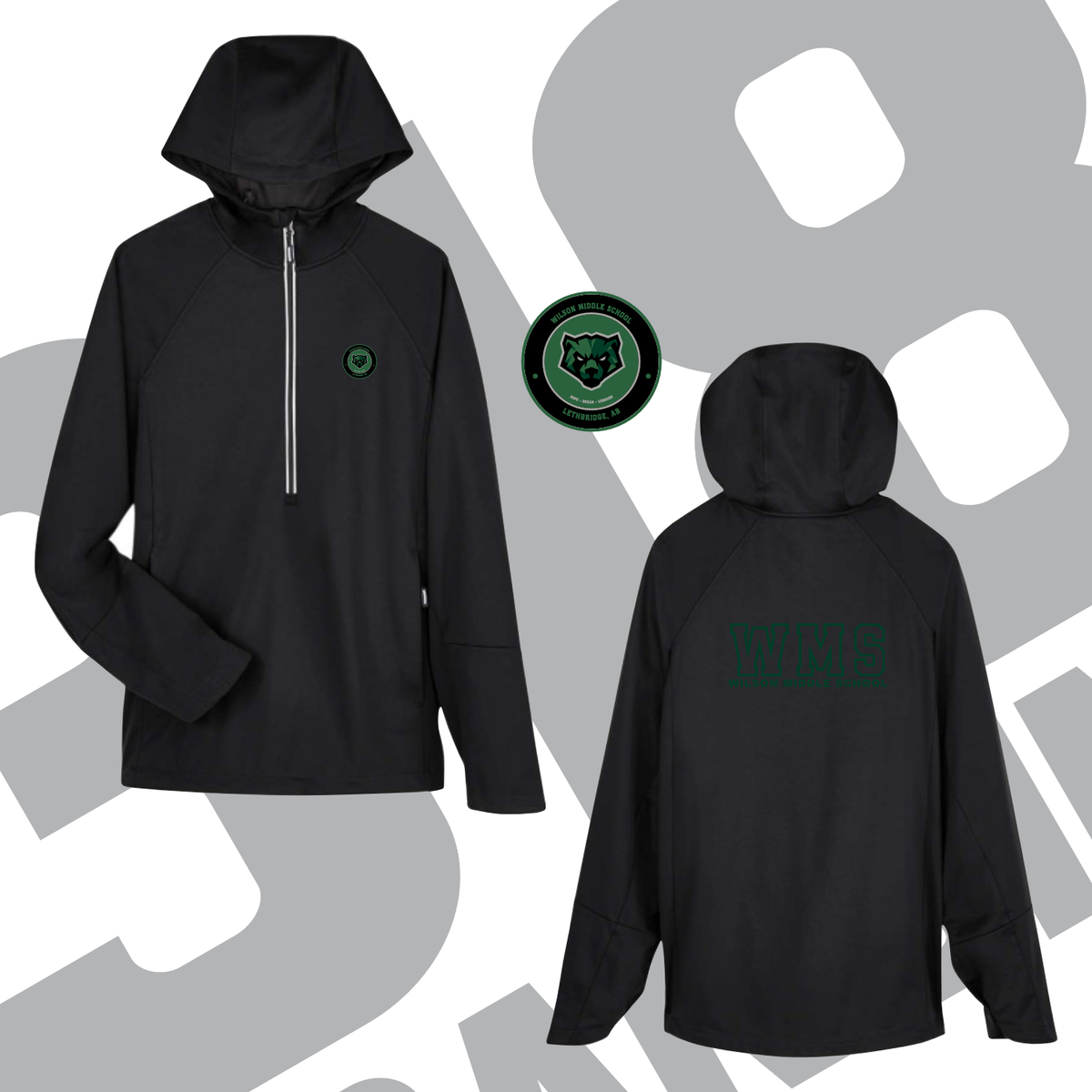 WMS - Unisex Techno Lite Pullover Anorak.